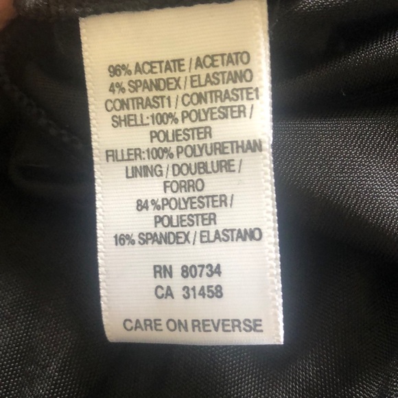 Sz M BCBG Strapless Blouse - Picture 5 of 6